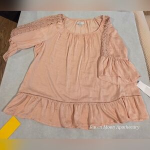 Fever Women's Blush Lace Top